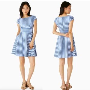 KATE SPADE | Basket Stripe Ponte Fiorella Dress